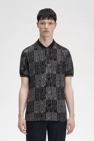 Block Graphic Men’s Polo Shirt
