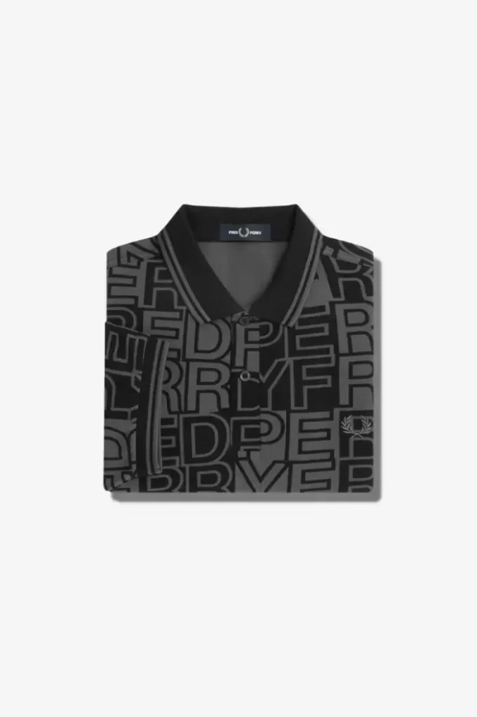 Block Graphic Men’s Polo Shirt Block Graphic Men’s Polo Shirt