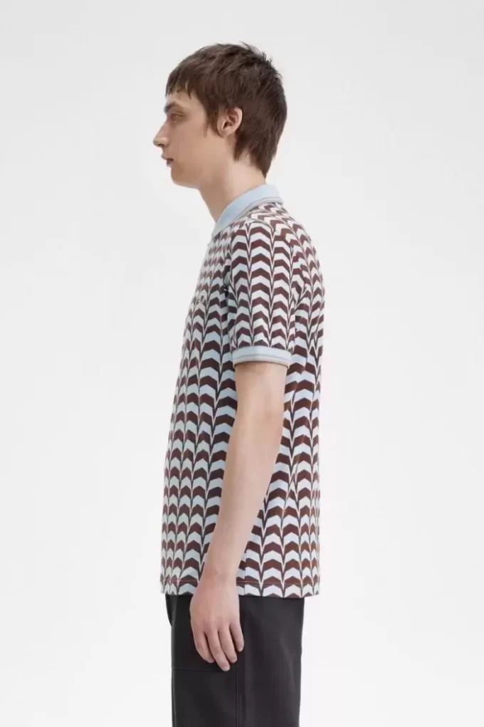 Bold Print Men’s Polo Shirt