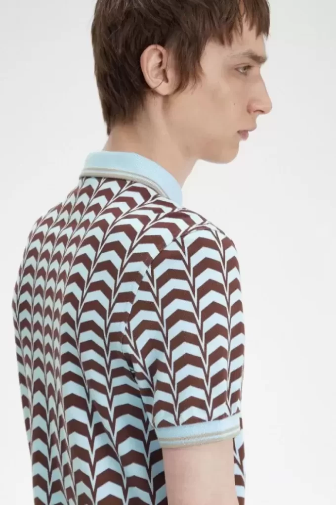 Bold Print Men’s Polo Shirt