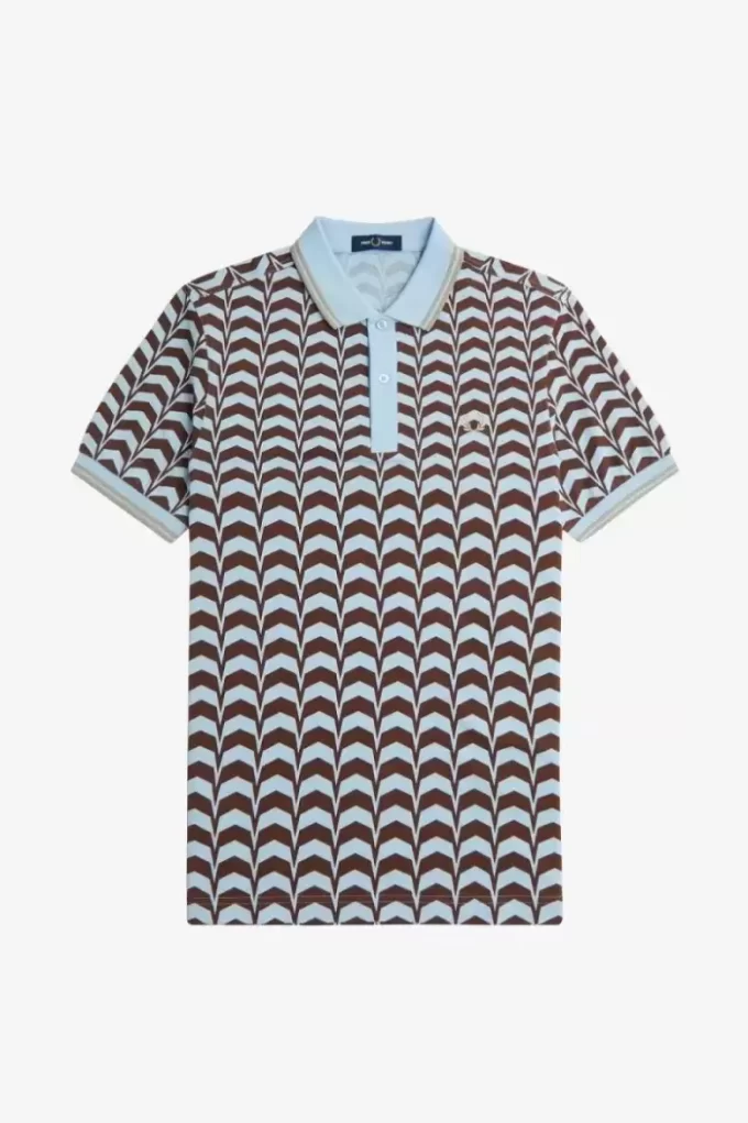 Bold Print Men’s Polo Shirt
