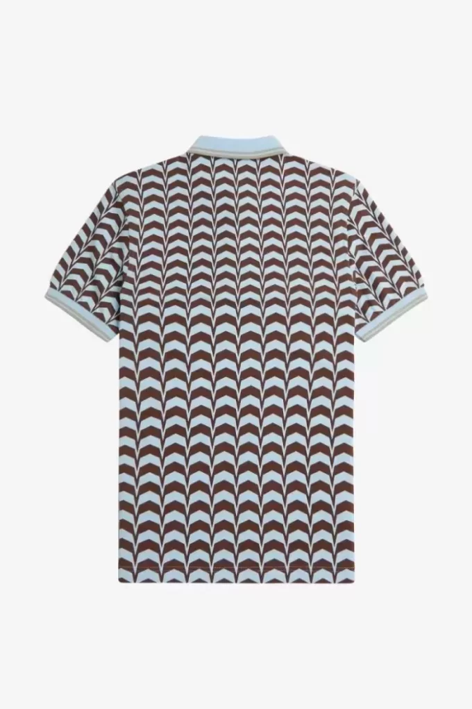Bold Print Men’s Polo Shirt