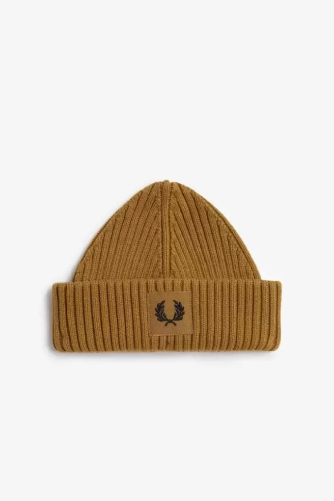 Branded Patch Ribbed Men’s Caps