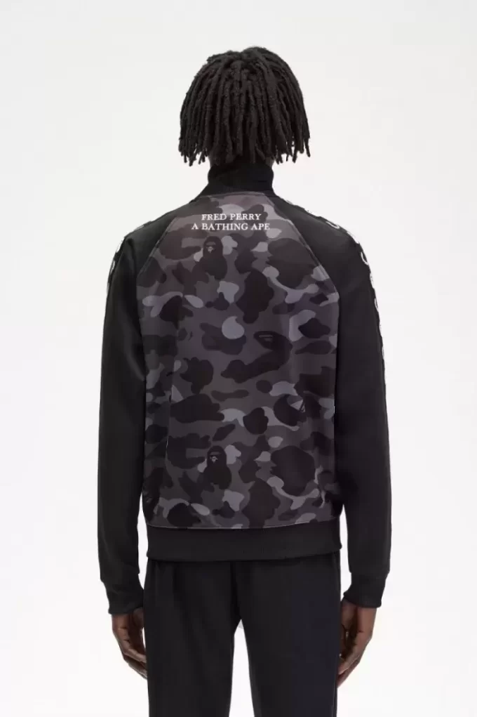 Camouflage Panel Men’s Track Jackets
