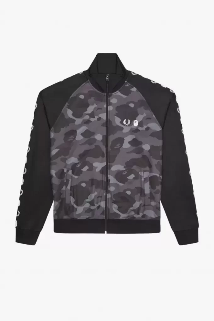 Camouflage Panel Men’s Track Jackets