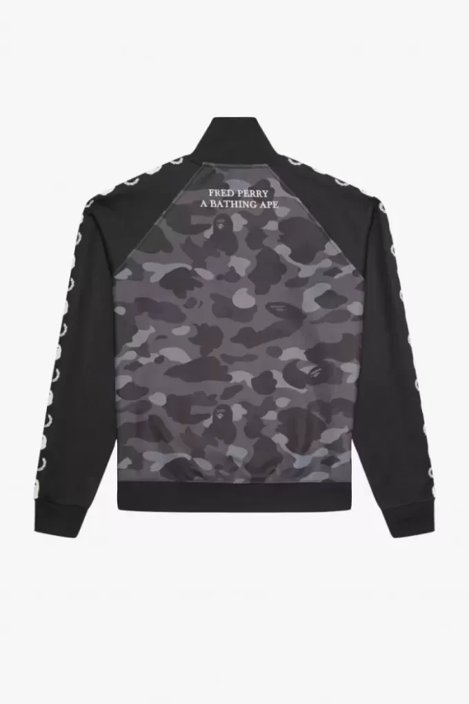 Camouflage Panel Men’s Track Jackets