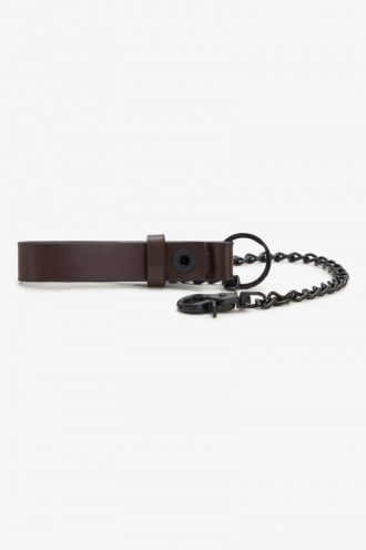 Chain Detail Leather Keyring Belts Chain Detail Leather Keyring Belts