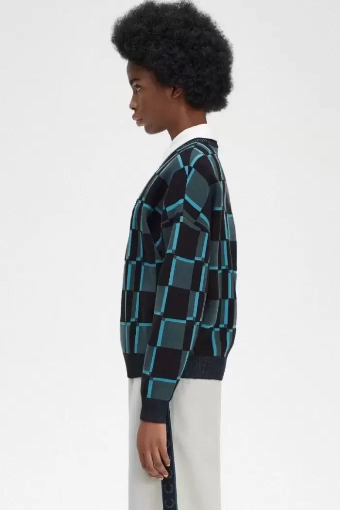 Chequerboard Women’s Jumper Chequerboard Women’s Jumper