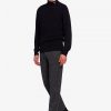Chevron Textured Roll Neck Jumper Knitwear Chevron Textured Roll Neck Jumper Knitwear