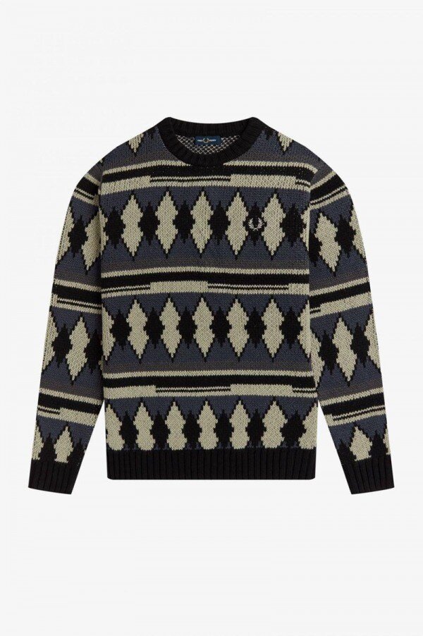 Chunky Jacquard Jumper Knitwear Chunky Jacquard Jumper Knitwear