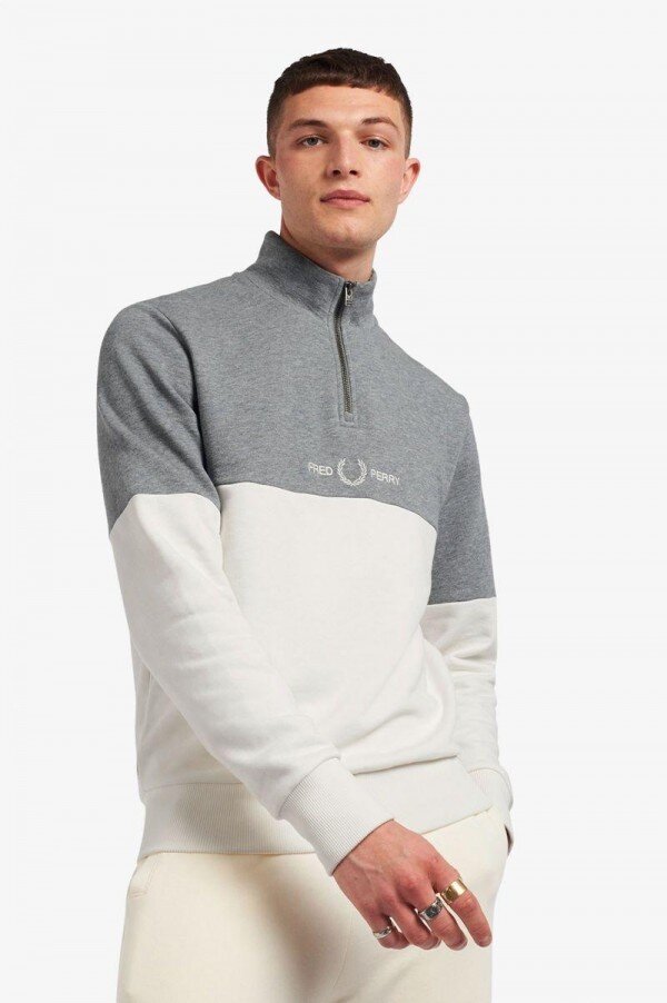 Colour Block Half Zip Sweatshirts Colour Block Half Zip Sweatshirts