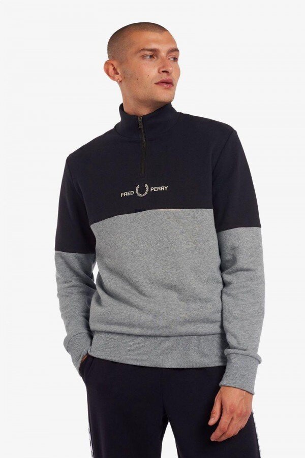 Colour Block Half Zip Sweatshirts Colour Block Half Zip Sweatshirts