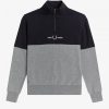 Colour Block Half Zip Sweatshirts Colour Block Half Zip Sweatshirts