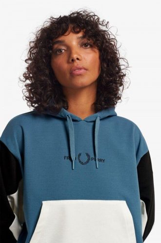 Colour Block Hooded Sweatshirts