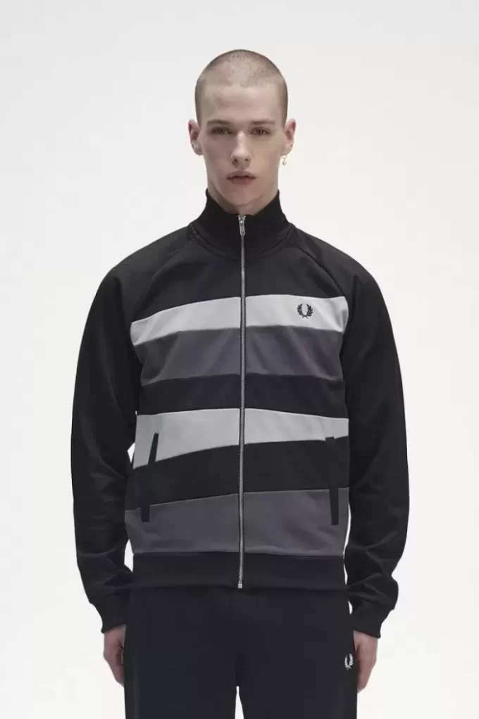 Contrast Panel Men’s Track Jackets Contrast Panel Men’s Track Jackets