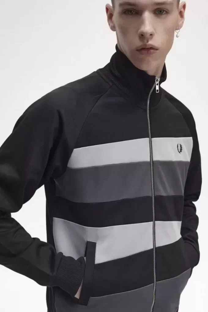 Contrast Panel Men’s Track Jackets Contrast Panel Men’s Track Jackets