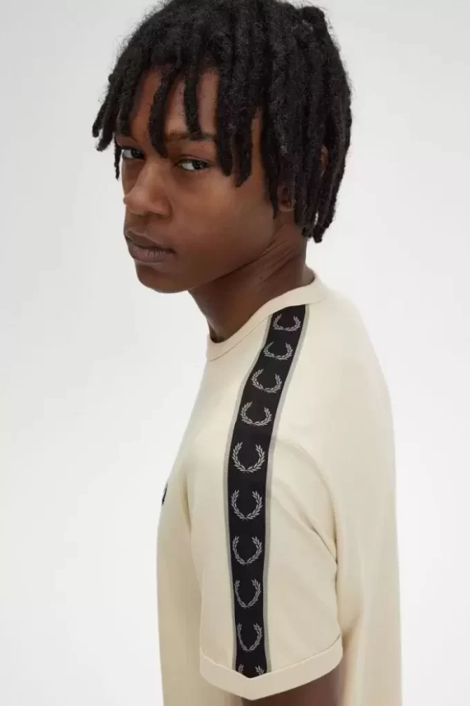 Contrast Tape Ringer Men’s T-Shirt