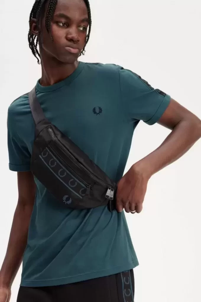 Contrast Tape Ringer Men’s T-Shirt