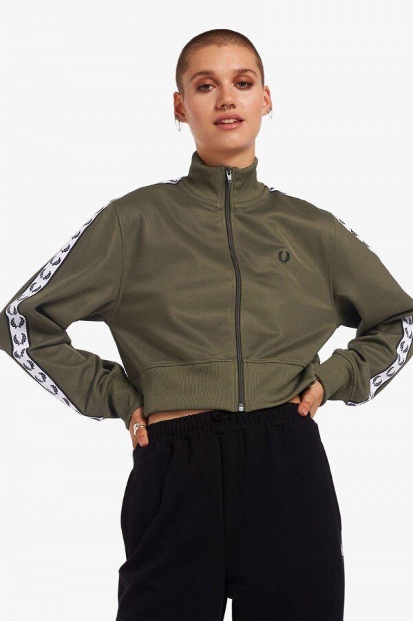 Cropped Taped Track Jackets Cropped Taped Track Jackets