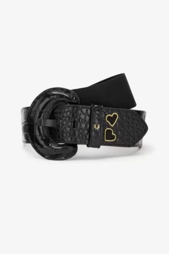 Elasticated Leather Women’s Belts