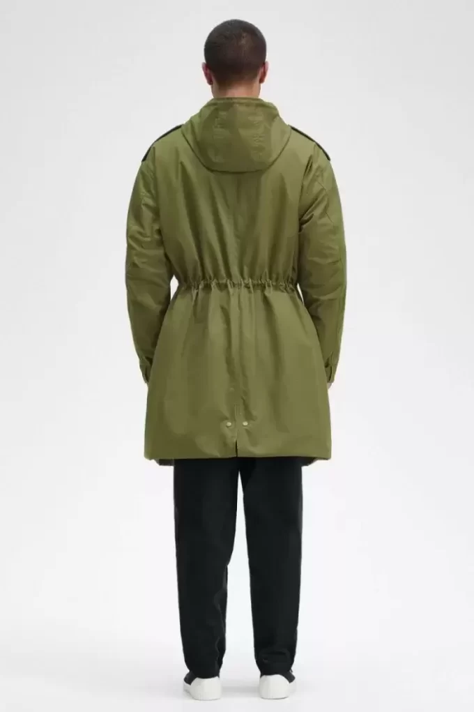 Faux Fur Lined Men’s Parka Parka