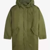 Faux Fur Lined Men’s Parka Parka