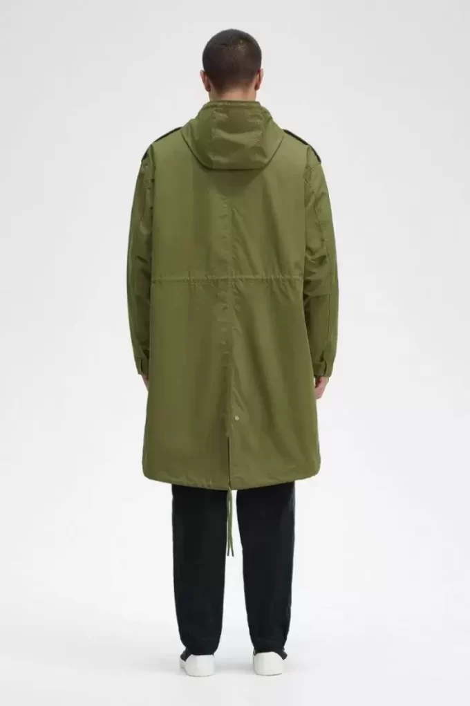 Faux Fur Lined Men’s Parka Parka