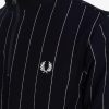 Fine Stripe Funnel Neck Polo Shirts Fine Stripe Funnel Neck Polo Shirts