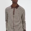 Fine Stripe Knitted Men’s Shirt