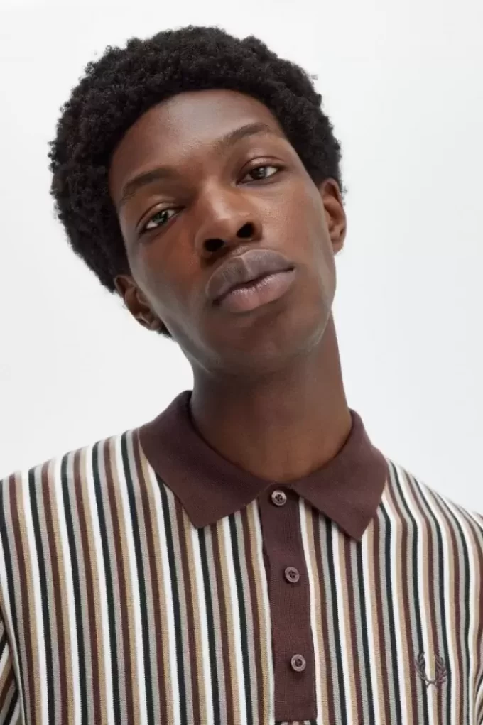 Fine Stripe Knitted Men’s Shirt