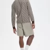 Fine Stripe Knitted Men’s Shirt