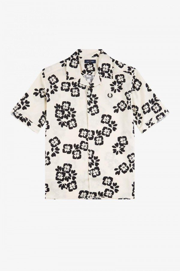 Floral Print Revere Collar Shirts Floral Print Revere Collar Shirts