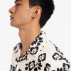 Floral Print Revere Collar Shirts Floral Print Revere Collar Shirts