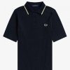 Fred Perry Ribbed Polo Shirts Fred Perry Ribbed Polo Shirts