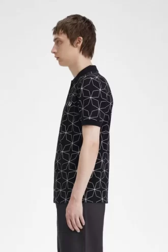 Geometric Men’s Polo Shirt
