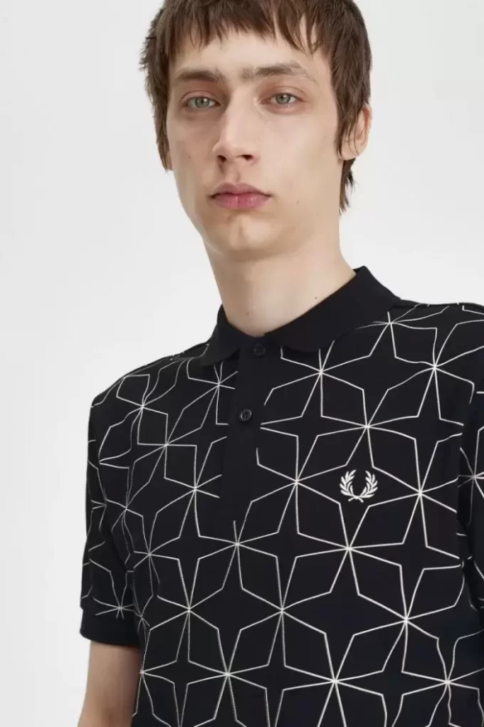 Geometric Men’s Polo Shirt Geometric Men’s Polo Shirt