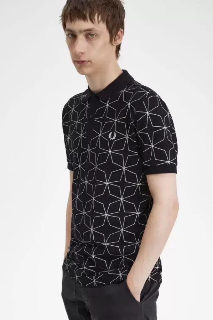 Geometric Men’s Polo Shirt Geometric Men’s Polo Shirt