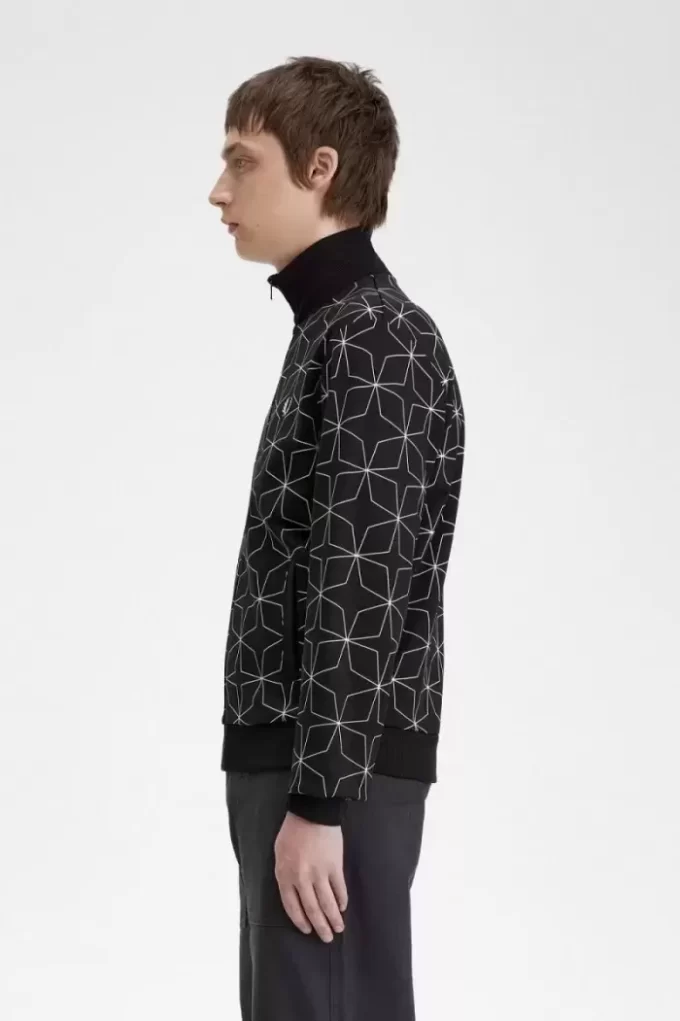 Geometric Print Men’s Track Jackets Geometric Print Men’s Track Jackets