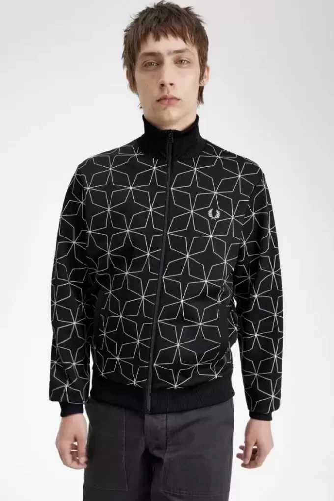 Geometric Print Men’s Track Jackets Geometric Print Men’s Track Jackets