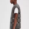 Glitch Tartan Knitted Men’s Tanks Glitch Tartan Knitted Men’s Tanks
