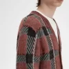 Glitch Tartan Men’s Cardigan