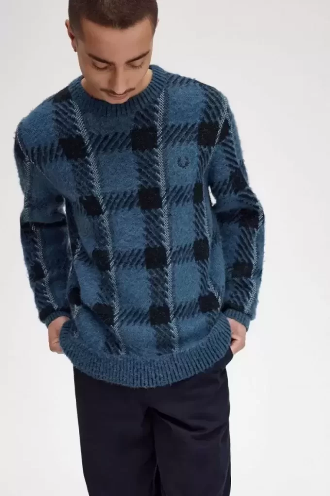 Glitch Tartan Men’s Jumper