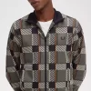 Glitch Tartan Men’s Track Jackets Glitch Tartan Men’s Track Jackets