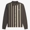 Gradient Stripe Long Sleeve Men’s Polo Shirt Gradient Stripe Long Sleeve Men’s Polo Shirt
