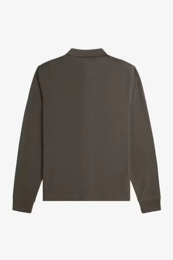 Gradient Stripe Long Sleeve Men’s Polo Shirt Gradient Stripe Long Sleeve Men’s Polo Shirt