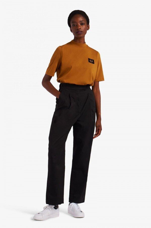 High Neck Badge Detail T Shirts High Neck Badge Detail T Shirts