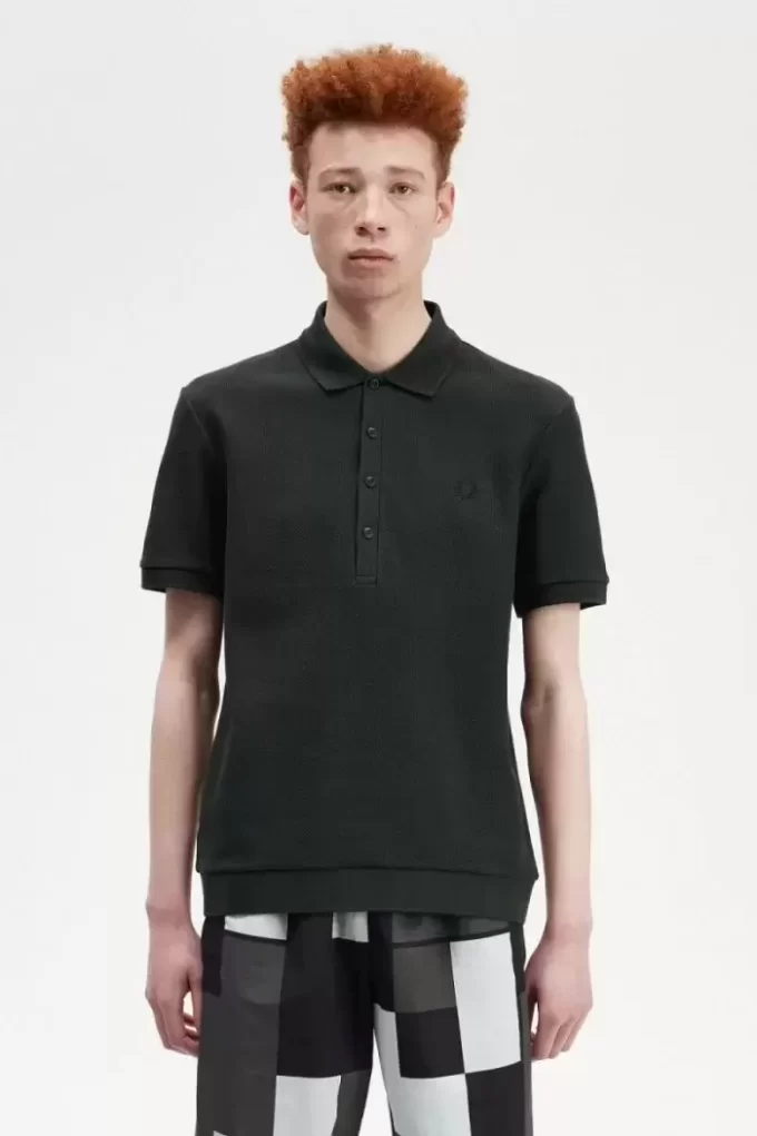 Honeycomb Cotton Men’s Polo Shirt Honeycomb Cotton Men’s Polo Shirt