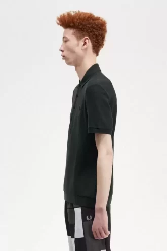 Honeycomb Cotton Men’s Polo Shirt