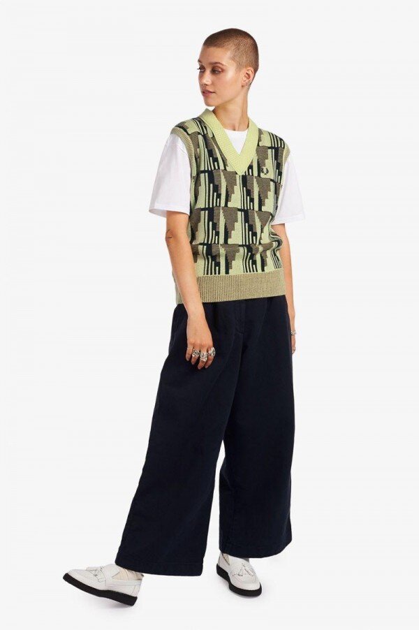 Jacquard Knitted Tank Knitwear Jacquard Knitted Tank Knitwear