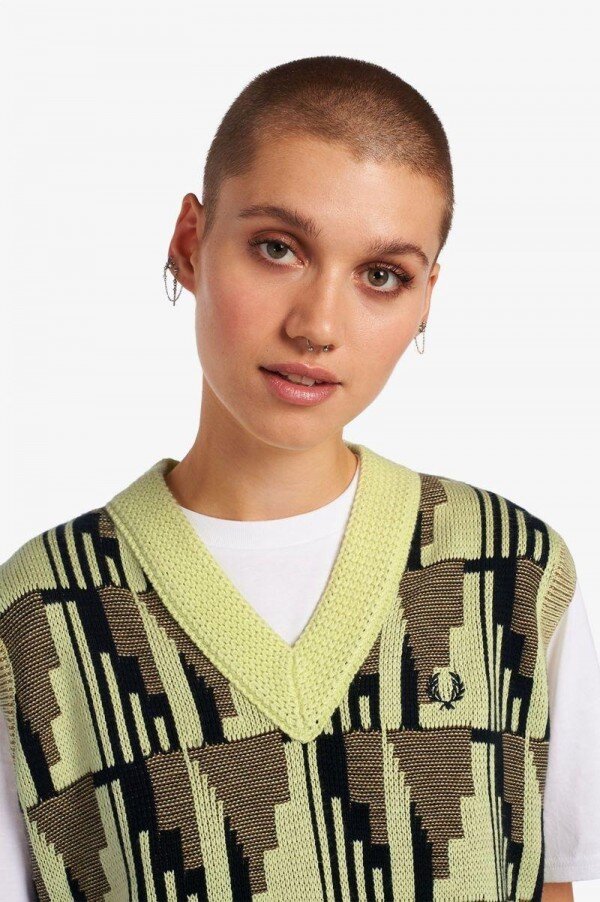 Jacquard Knitted Tank Knitwear Jacquard Knitted Tank Knitwear